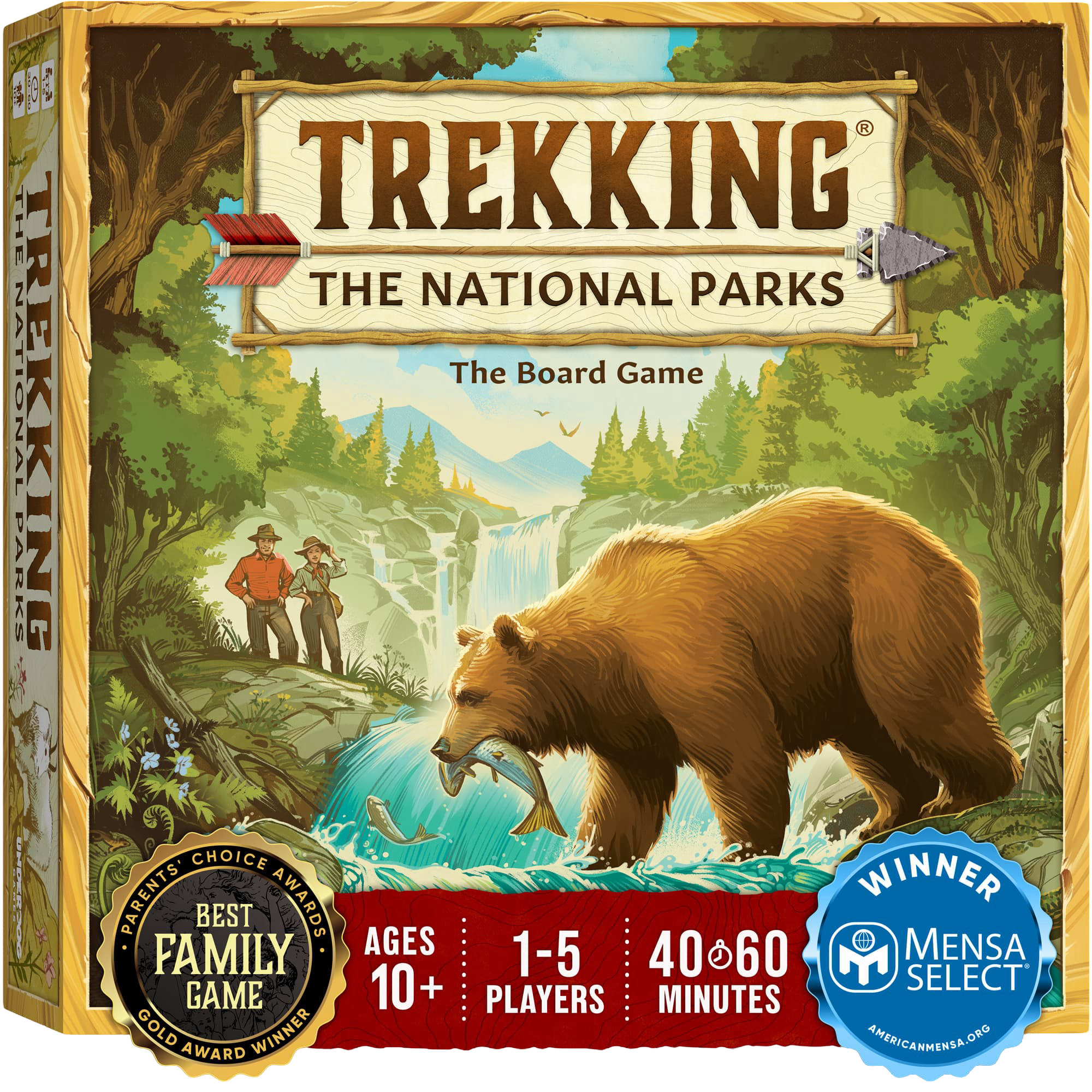 Water bottle with National Parks stickers, included stickers sheets, and interchangeable lids.