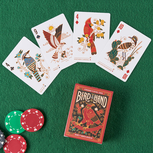 Bird in the Hand Playing Cards