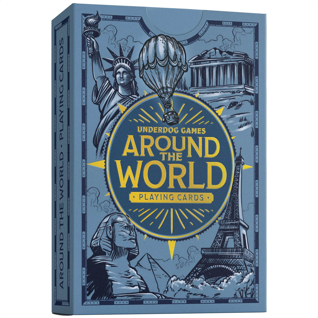 Around The World Themed Playing Cards - 52 Pieces of Stunning Custom Art