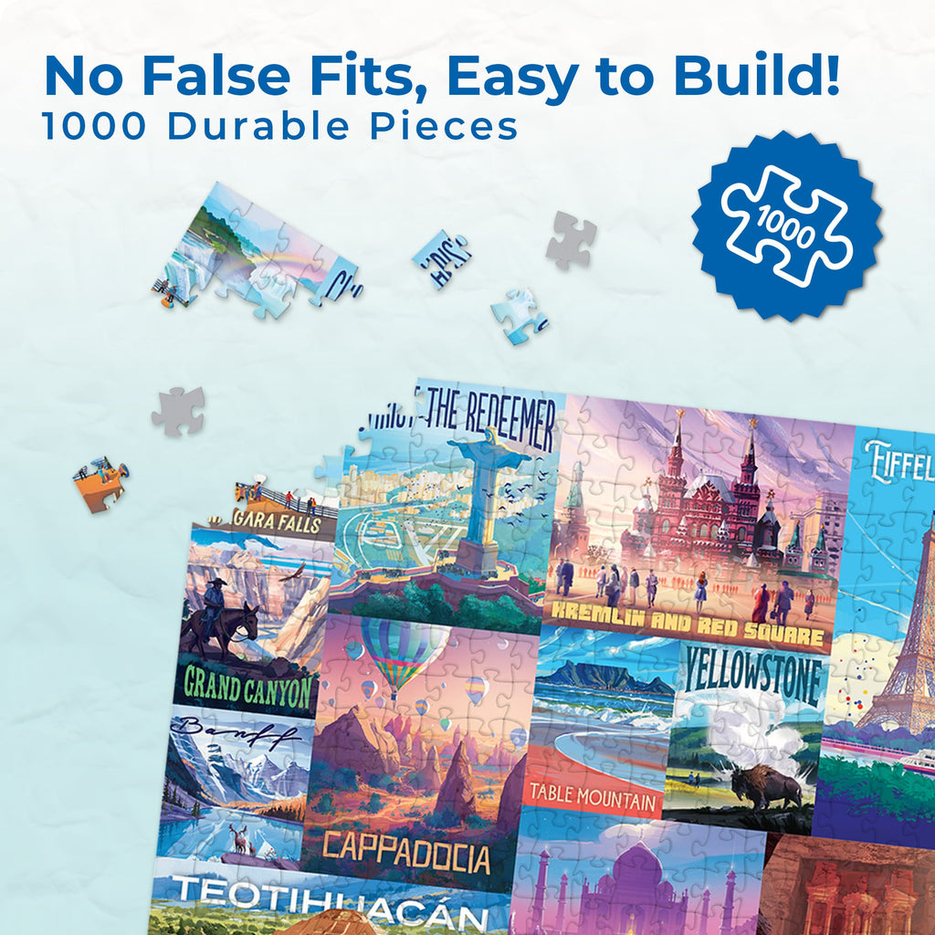 Trekking The World Jigsaw Puzzle