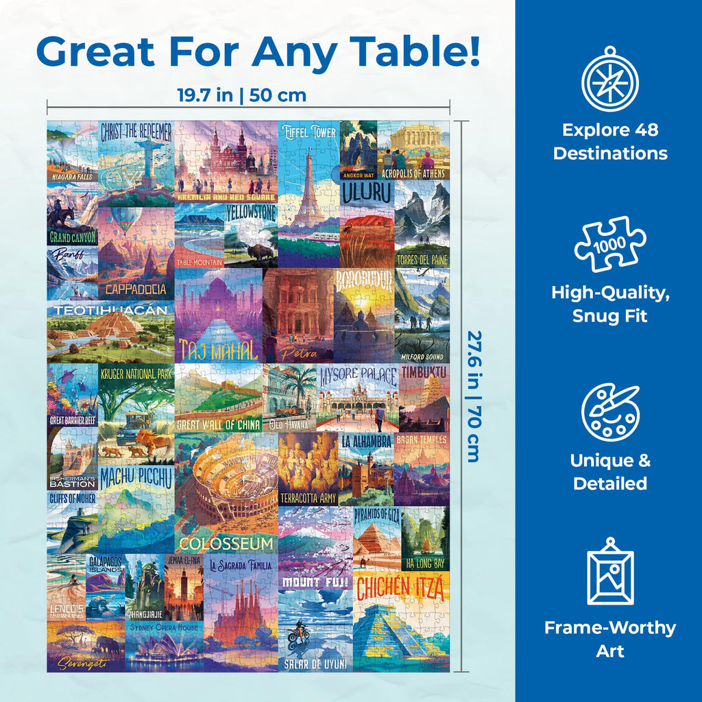 Trekking The World Jigsaw Puzzle