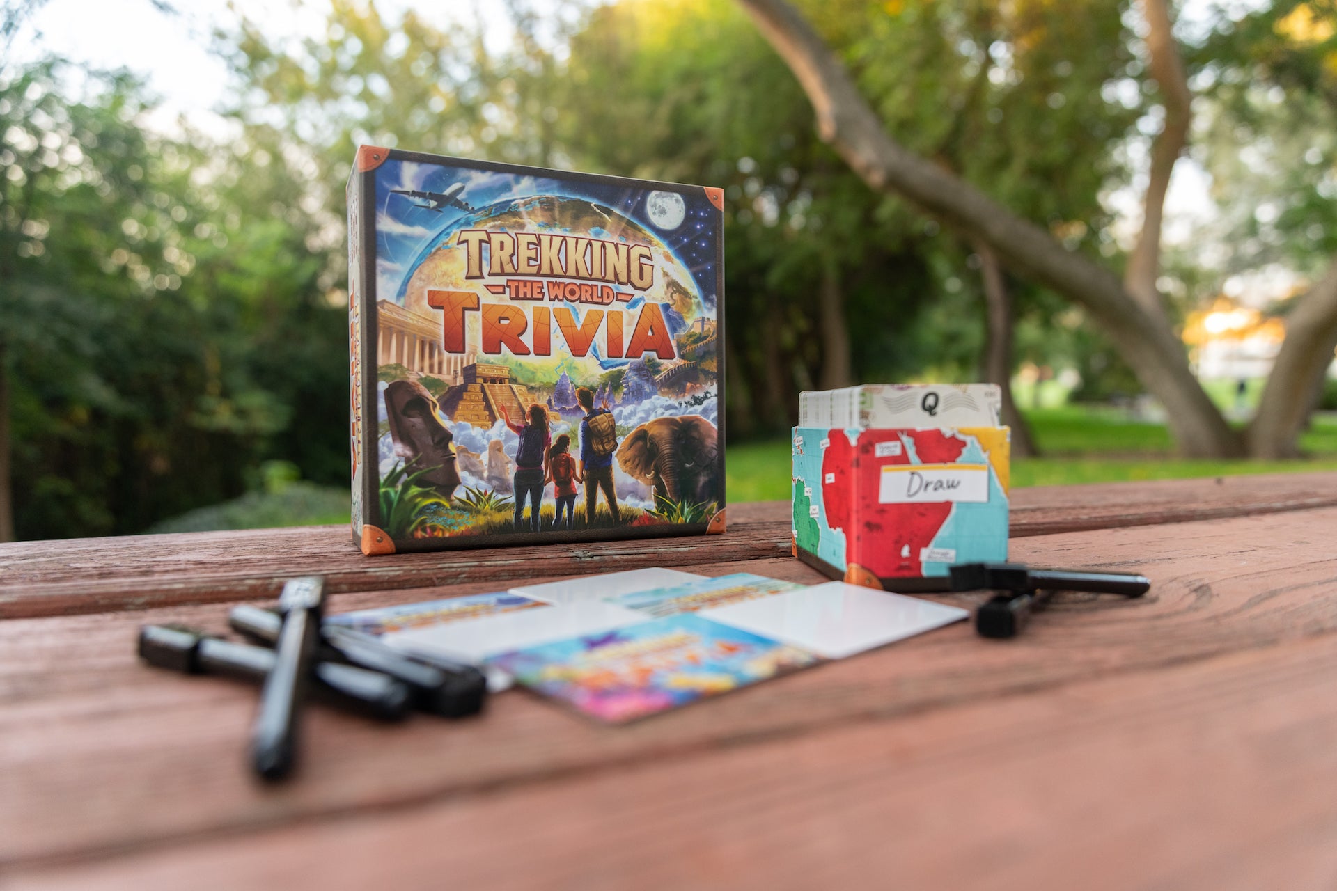 Underdog Games Trekking The World - The Award-Winning Board Game for Family Night | Explore The Wonders of The World | Perfect for Kids & Adults